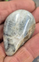 187ct Blue Glow White Sapphire